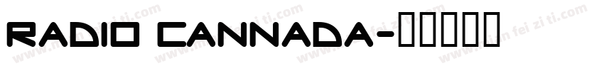 radio cannada字体转换